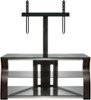Bell'O - Triple Play TV Stand for Most Flat-Panel TVs Up to 55" - Espresso-Front_Standard