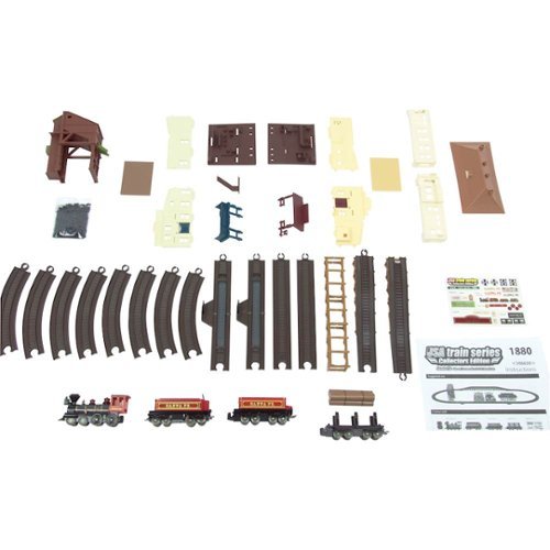 LEC - USA Train Series Collectors Edition Santa Fe Steam Locomotive 4-4-0 American-Front_Standard 