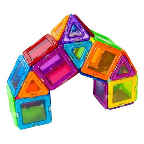 Magformers - Standard Rainbow Clear Solid Set