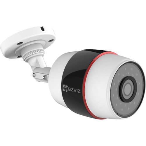  EZVIZ - Outdoor 1080p Wi-Fi Network Surveillance Camera - Black/Red/White