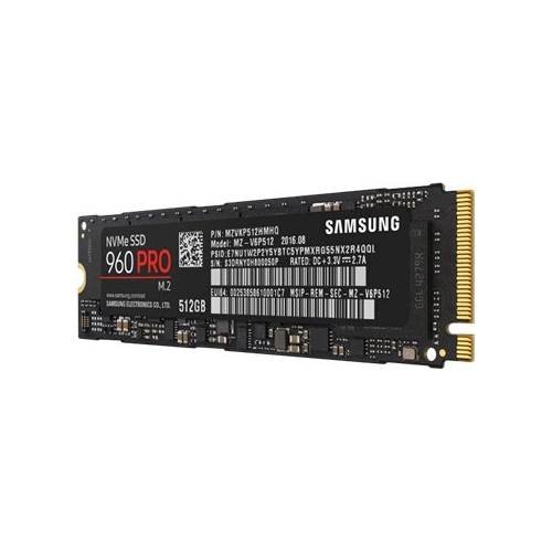  Samsung - 960 PRO 512GB Internal PCI Express 3.0 x4 (NVMe) Solid State Drive for Laptops