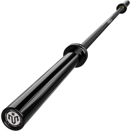 Mikolo - 7ft Olympic Barbell, Barbell for Weightlifting and Powerlifting 45lb, Olympic Bar for 1500lbs Capacity - Black-Front_Standard 