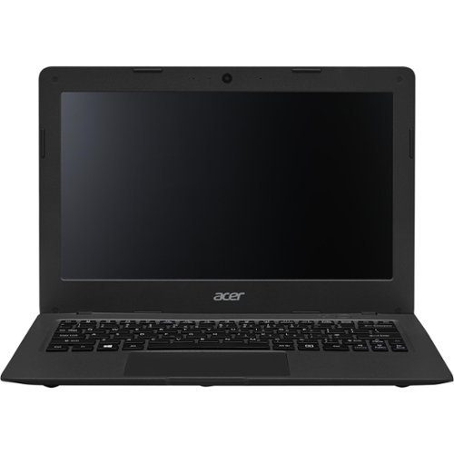Acer - Aspire One Cloudbook 11 11.6" Refurbished Laptop - Intel Celeron - 2GB Memory - 32GB eMMC Flash Memory - Mineral gray-Front_Standard 