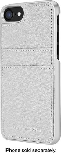 Michael Kors - Saffiano Pocket Case for Apple® iPhone 7 - Silver