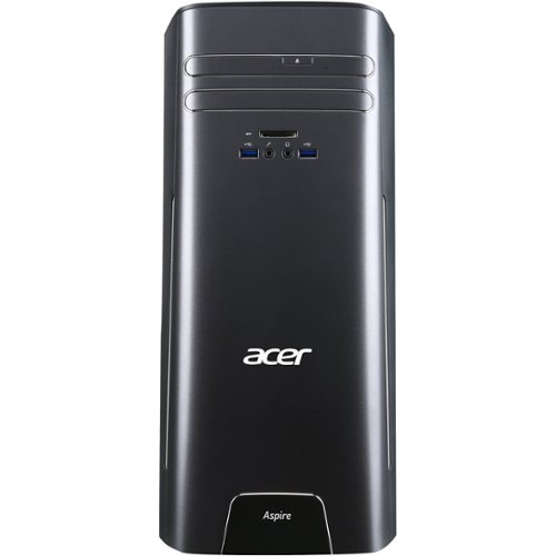  Acer - Aspire Desktop - Intel Core i7 - 8GB Memory - AMD Radeon RX 480 - 1TB Hard Drive - Black