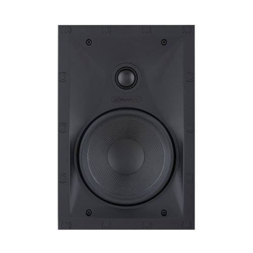 Sonance - Visual Performance 6-1/2" Rectangle 2-Way In-Wall Speaker (Each) - Paintable White