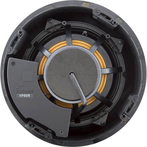 Sonance - Altavoces de techo de 2 vías de rendimiento visual de 8 (par) - Blanco pintable