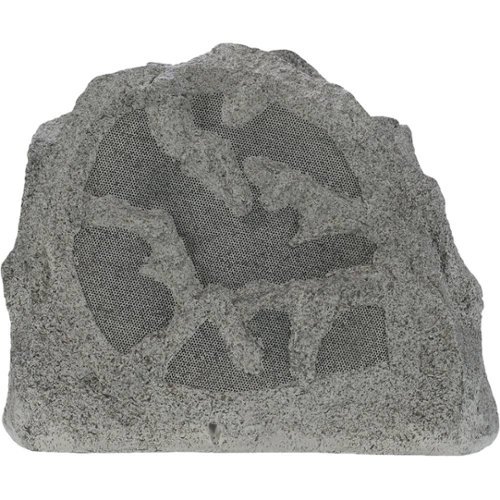 Sonance - Landscape Series  6-1/2" 2-Way Outdoor Rock Speakers (Pair) - Granite