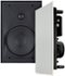 Sonance - VP62 RECTANGLE - Visual Performance 6-1/2" 2-Way In-Wall Speakers (Pair) - Paintable White-Front_Standard