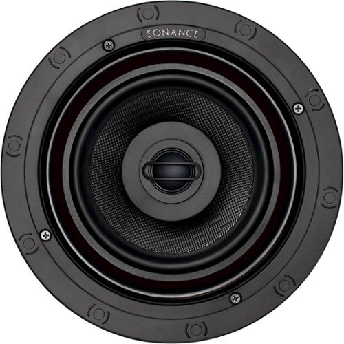Sonance - VP66R SINGLE SPEAKER - Visual Performance 6-1/2" 2-Way In-Ceiling Speaker (Each) - Paintable White
