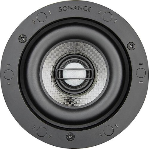 Sonance - Visual Performance 3-1/2" 2-Way In-Ceiling Speaker (Each) - Paintable White