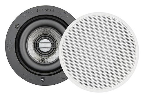 Sonance - VP38R SINGLE SPEAKER - Visual Performance 3-1/2" 2-Way In-Ceiling Speaker (Each) - Paintable White