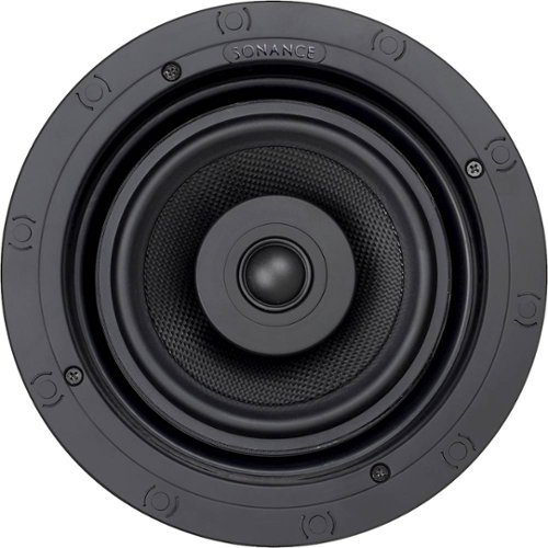 Sonance - VP62R SINGLE SPEAKER - Visual Performance 6-1/2" 2-Way In-Ceiling Speaker (Each) - Paintable White