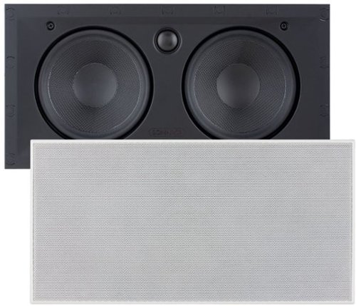 Sonance - VP62 LCR SINGLE SPEAKER - Visual Performance 6-1/2" 2-Way In-Wall Rectangle LCR Speaker (Each) - Paintable White