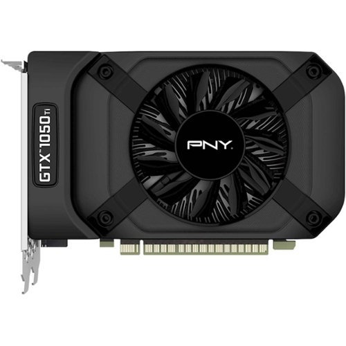 PNY - NVIDIA GeForce GTX 1050 Ti 4GB GDDR5 PCI Express 3.0 Graphics Card - Black