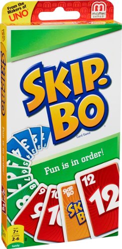  Mattel - Skip-Bo Card Game - Multi
