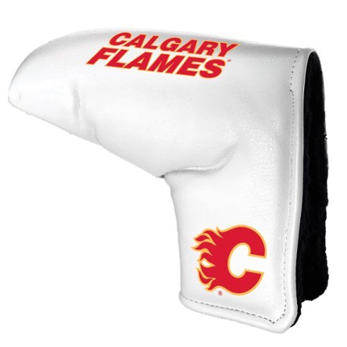 Team Golf - Calgary Flames Tour Blade Putter Cover - White-Front_Standard 