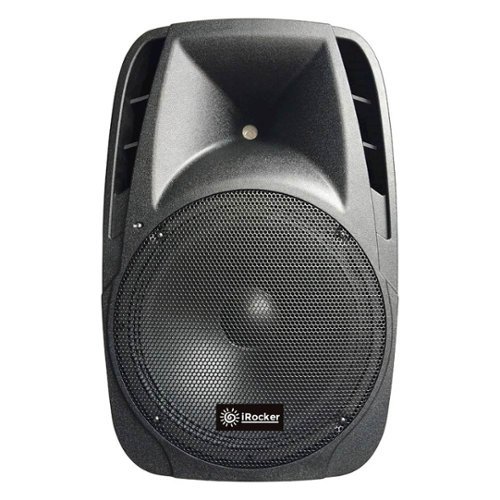Edison Professional - iRocker XS-3000 Bluetooth Wireless Speaker - Black-Front_Standard 