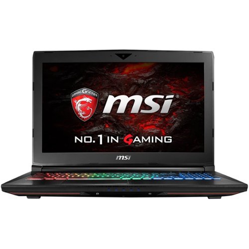 MSI - 15.6" Laptop - Intel Core i7 - 16GB Memory - NVIDIA GeForce GTX 1070 - 1TB Hard Drive + 128GB Solid State Drive - Aluminum black-Front_Standard 