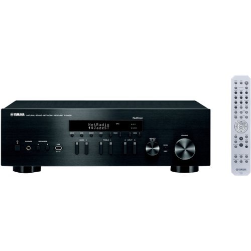 Yamaha - 2.0-Ch. Network-Ready A/V Home Theater Receiver - Black-Front_Standard