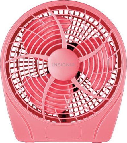 Insignia™ - 9&quot; Personal Fan - Hot pink