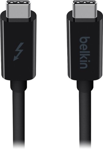  Belkin - 38&quot; Thunderbolt 3 (USB-C) Cable - Black