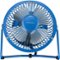 Insignia™ - 4" Mini Table Fan - Directoire Blue-Front_Standard