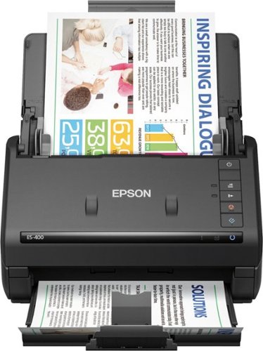  Epson - Workforce ES-400 Document Scanner - Black