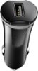 Insignia™ - USB Vehicle Charger - Black-Front_Standard