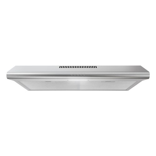 Streamline - 30 inches - Recirculating - Under cabinet Range Hood - Brushed Stainless Steel-Front_Standard 
