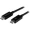 StarTech.com - 3.3' 24 pin USB type C-to-24 pin USB type C cable - Black-Front_Standard