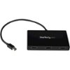 StarTech.com - MST Hub Mini DisplayPort to 3-Port HDMI Multi-Monitor Splitter - Black-Left_Standard