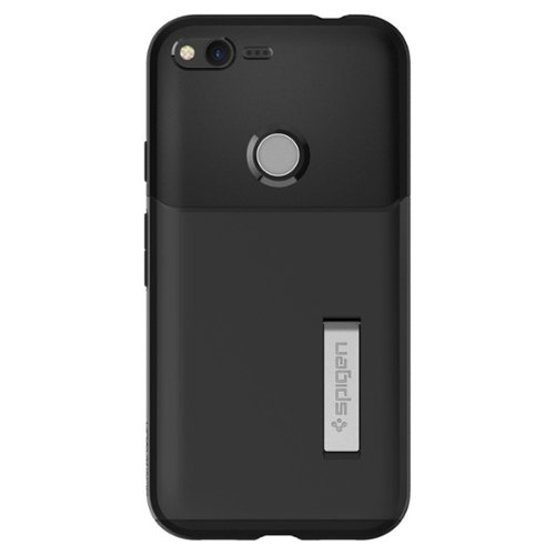 Spigen - Slim Armor Case for Google Pixel XL - Black-Front_Standard 