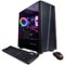 CyberPowerPC - Gamer Master Gaming Desktop - AMD Ryzen 7 3700X - 16GB Memory - NVIDIA GeForce RTX 3060 Ti - 1TB HDD + 500GB SSD - Black-Front_Standard