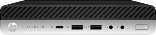 HP - Refurbished Excellent - EliteDesk 800G4 Desktop Mini PC, Intel Core i5 8500T 2.1Ghz, 32GB DDR4 RAM, 1TB NVMe M.2 SSD, WiFi, Windows 11 Pro - Black-Front_Standard 