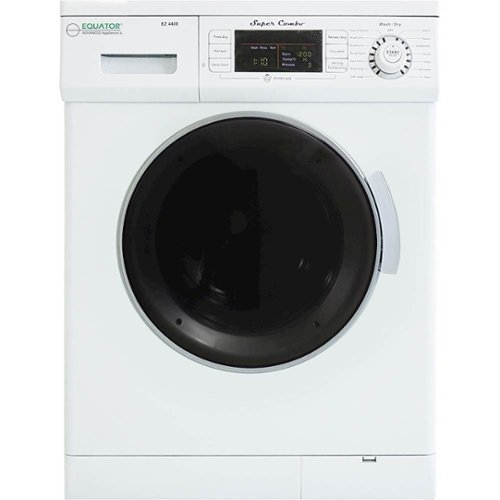 Equator - 1.6 Cu. Ft. 7-Cycle Washer and Electric Dryer Combo - White-Front_Standard 