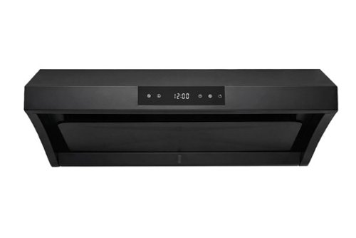 Hauslane - 30 inches - Externally Vented - Under cabinet Range Hood - Black-Front_Standard 