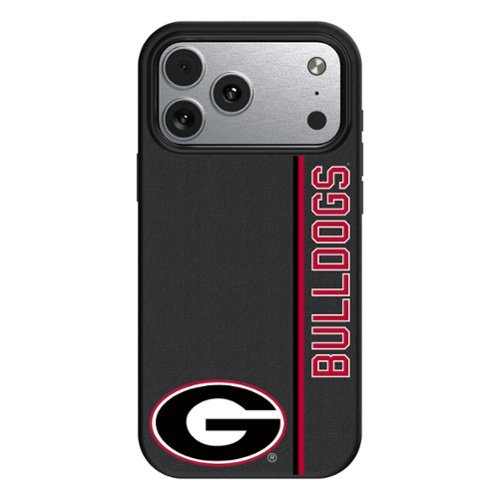 Keyscaper - NCAA - Georgia Bulldogs iPhone Magnetic Bump Case - 16 Pro Max - Black-Front_Standard 