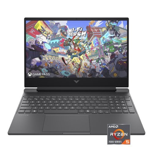 HP - Victus 15.6" Full HD Gaming Laptop - AMD Ryzen 5 7535HS (2023) - 8GB DDR5 Memory - NVIDIA GeForce RTX 3050 - 512GB SSD - Mica Silver
