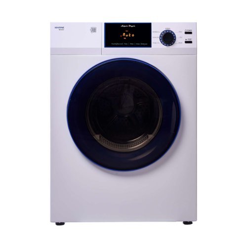 Equator - ED 868 24 in Compact Marine Vented Sensor Dryer 3.1 Cu. Ft. 15 lbs Rust Proof Sanitize Refresh Cycle 110V - White-Front_Standard 