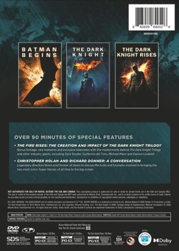 The Dark Knight Trilogy DVD [Standard] - Best Buy
