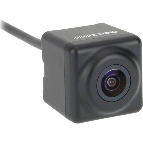 Alpine - Rear View Camera - Black-Front_Standard 