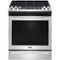Maytag - 5.8 Cu. Ft. Self-Cleaning Fingerprint Resistant Slide-In Gas Convection Range - Fingerprint Resistant Stainless Steel-Front_Standard
