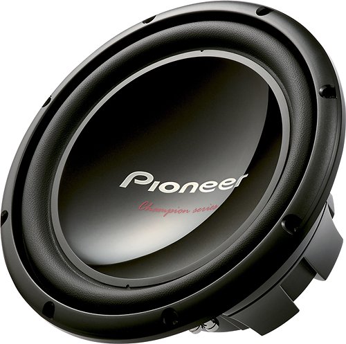  Pioneer - 12&quot; Dual-Voice-Coil 2-Ohm Subwoofer - Black