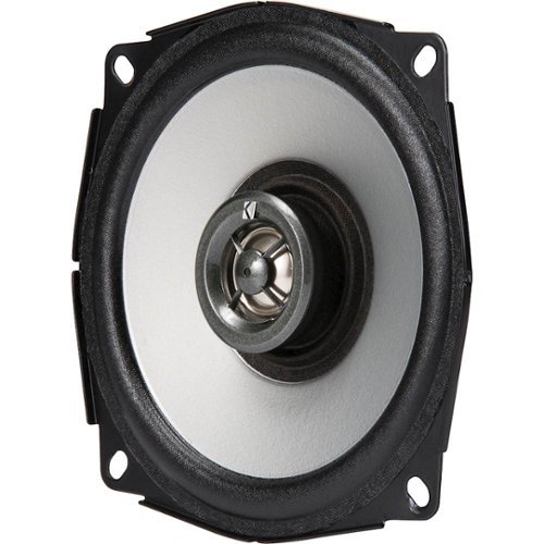 KICKER - PS 6.5" 2-Way Coaxial Powersports Speakers with Titanium tweeters (Pair) - Black-Front_Standard