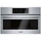 Bosch - 800 Series 1.6 Cu. Ft. Convection Built-In Microwave - Stainless Steel-Front_Standard 