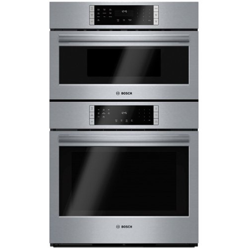  Bosch - 800 Series 30&quot; Single Electric Convection Wall Oven with Built-In Microwave