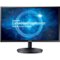 Samsung - 24" LED Curved FHD FreeSync Monitor - Black Matte-Front_Standard 
