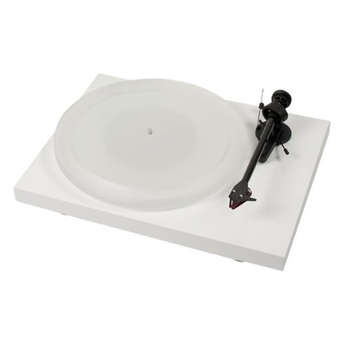 Pro-Ject - Debut Stereo Turntable - Shiny white-Angle_Standard 