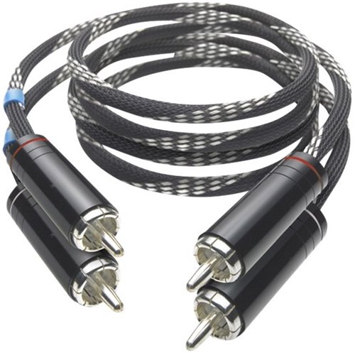 Pro-Ject - Connect it CC line 4' Audio Cable - Black/white